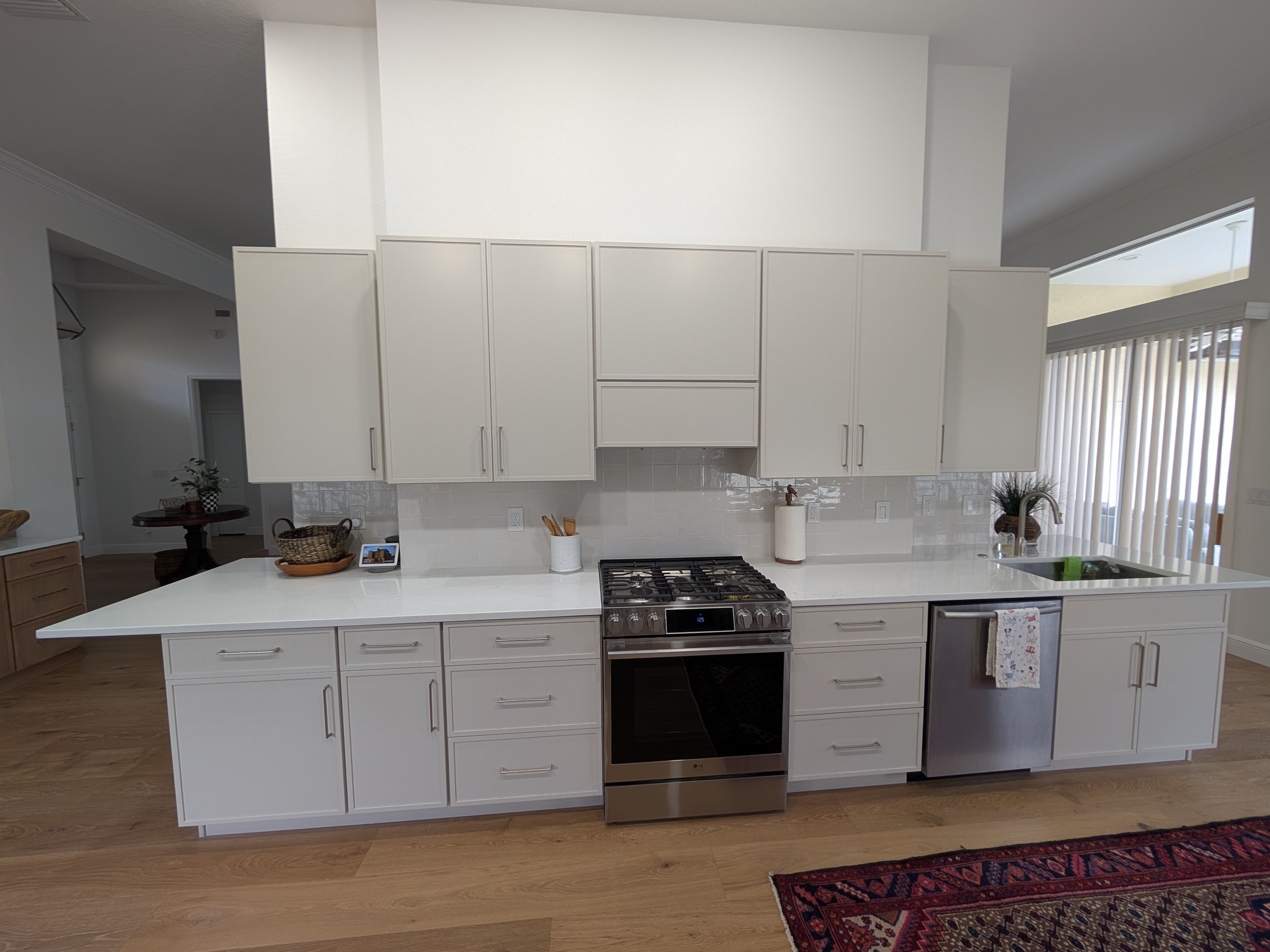 Dark gray kitchen multifamily